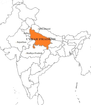 Z Uttar Pradesh Location